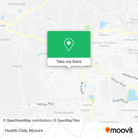 Health Club map