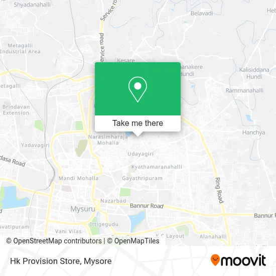 Hk Provision Store map