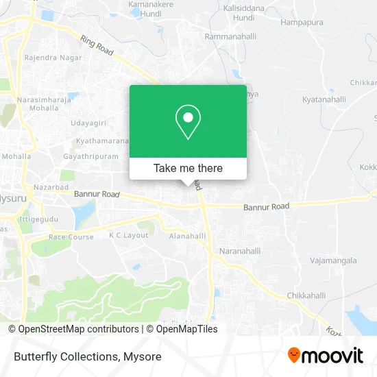 Butterfly Collections map
