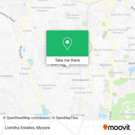 Lishitha Estates map