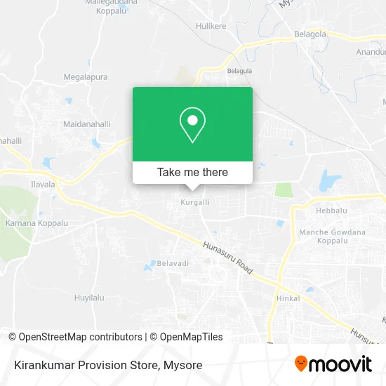 Kirankumar Provision Store map
