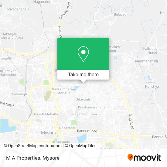 M A Properties map