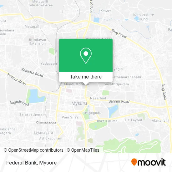 Federal Bank map