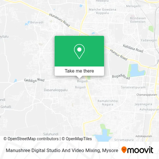 Manushree Digital Studio And Video Mixing map