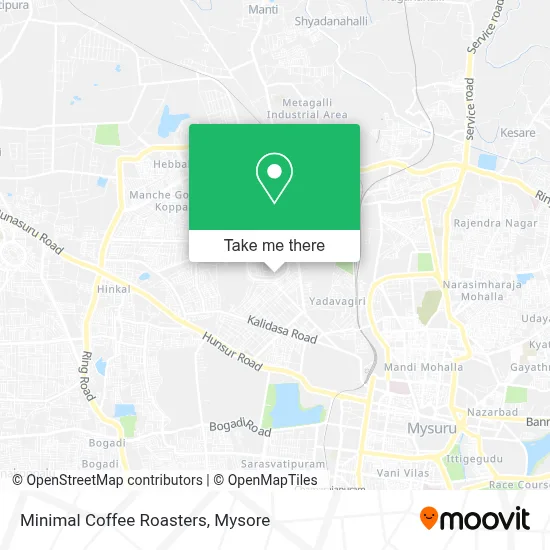 Minimal Coffee Roasters map