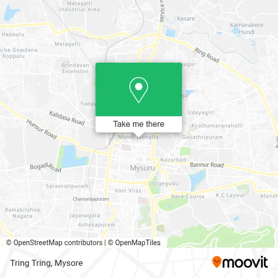 Tring Tring map