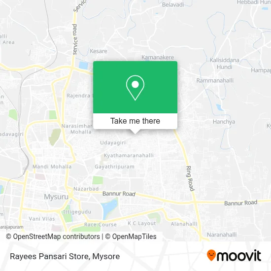 Rayees Pansari Store map