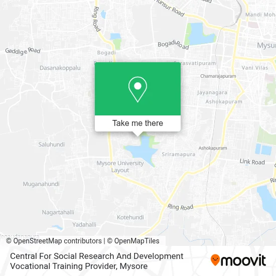 Central For Social Research And Development Vocational Training Provider map