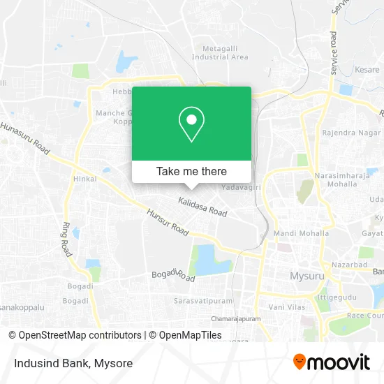 Indusind Bank map
