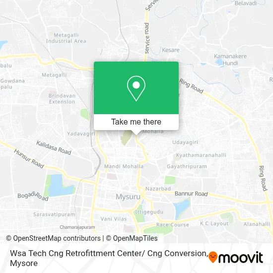 Wsa Tech Cng Retrofittment Center/ Cng Conversion map