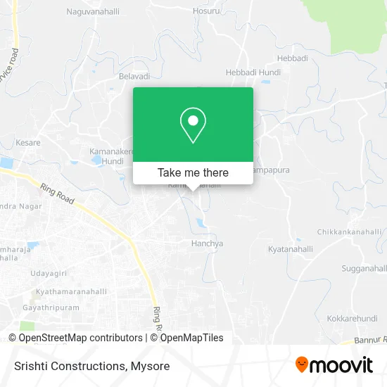 Srishti Constructions map