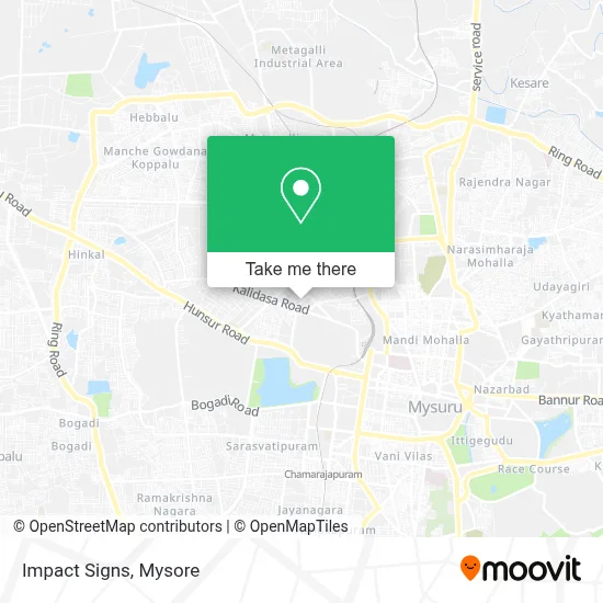 Impact Signs map