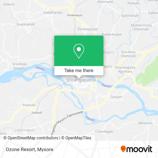 Ozone Resort map
