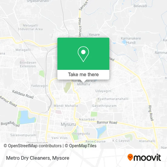 Metro Dry Cleaners map