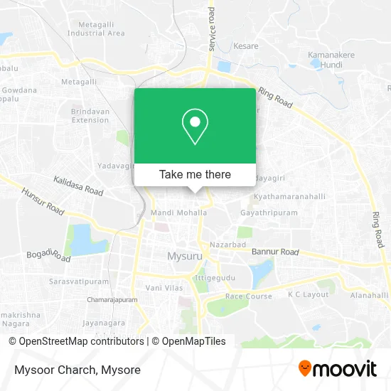 Mysoor Charch map