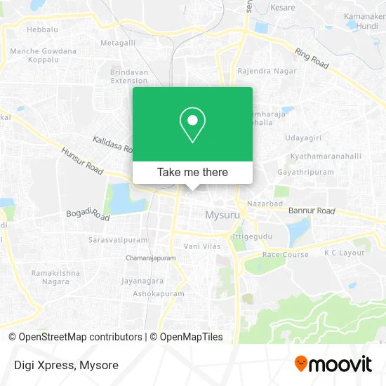 Digi Xpress map