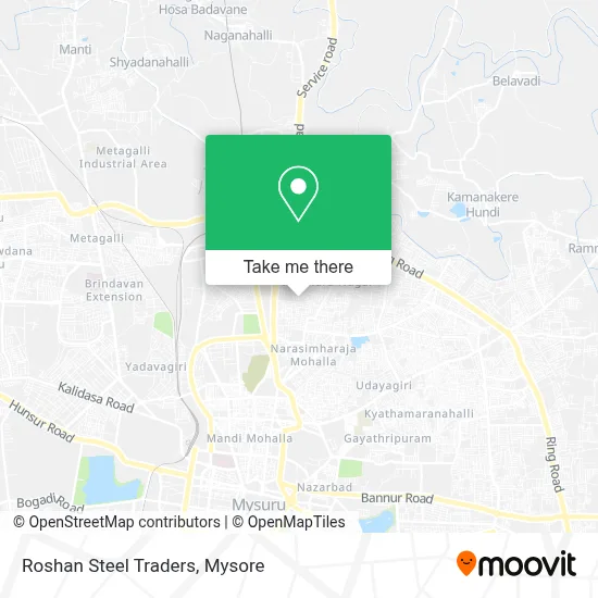 Roshan Steel Traders map