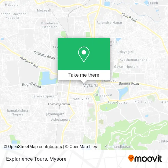 Explarience Tours map