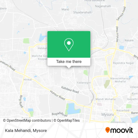Kala Mehandi map