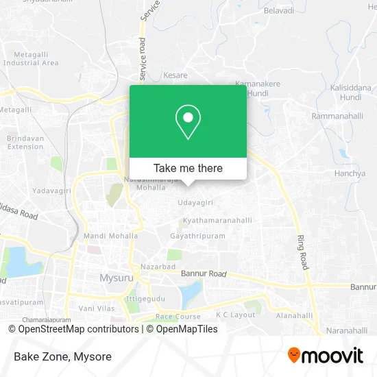 Bake Zone map