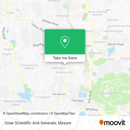 Solar Scientific And Generals map