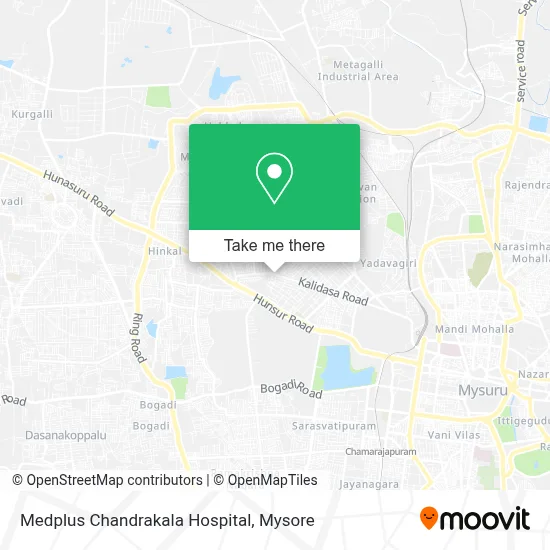 Medplus Chandrakala Hospital map