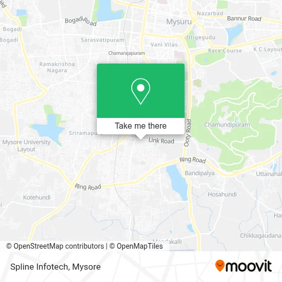 Spline Infotech map