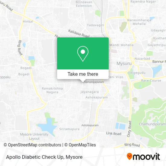 Apollo Diabetic Check Up map