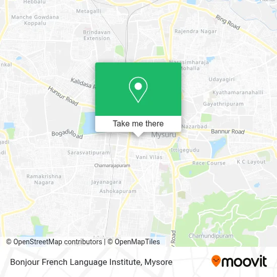Bonjour French Language Institute map