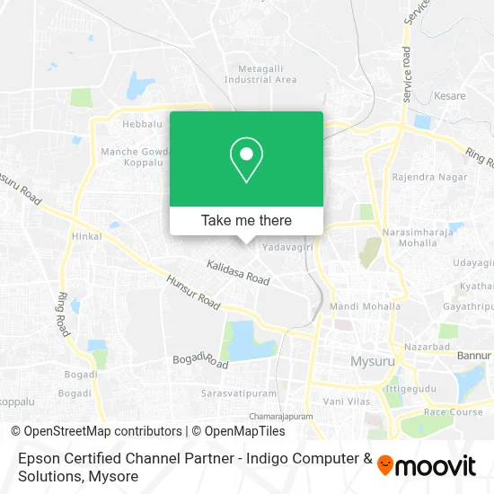 Epson Certified Channel Partner - Indigo Computer & Solutions map