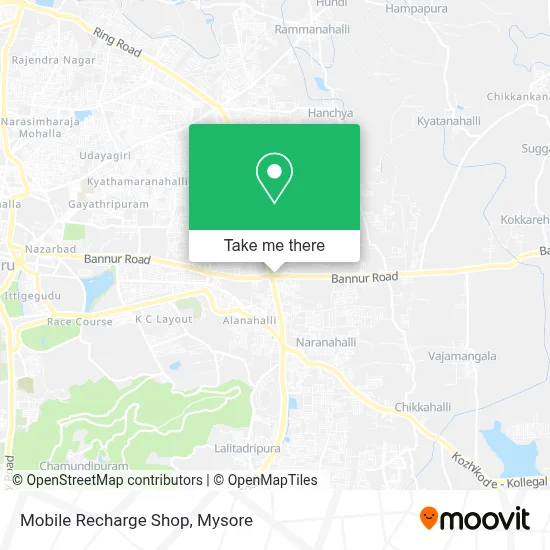 Mobile Recharge Shop map