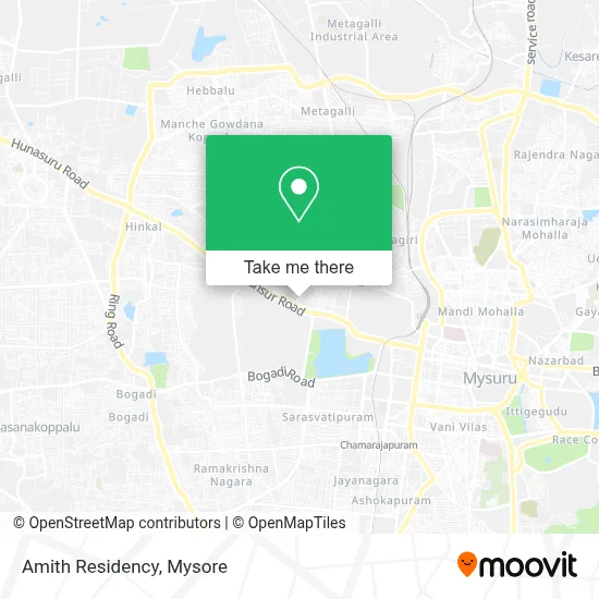 Amith Residency map