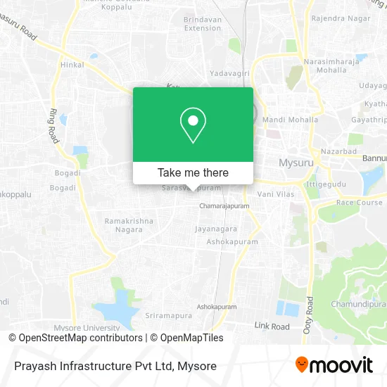Prayash Infrastructure Pvt Ltd map