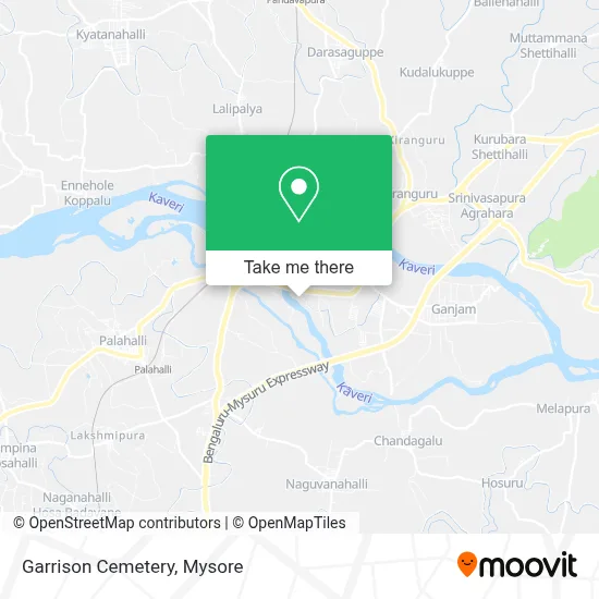 Garrison Cemetery map