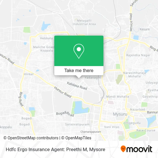 Hdfc Ergo Insurance Agent: Preethi M map