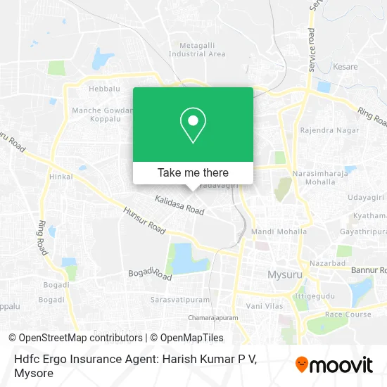 Hdfc Ergo Insurance Agent: Harish Kumar P V map