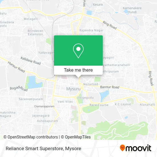 Reliance Smart Superstore map