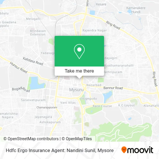 Hdfc Ergo Insurance Agent: Nandini Sunil map