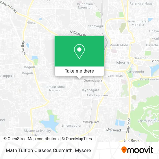 Math Tuition Classes Cuemath map