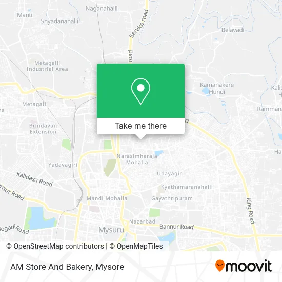 AM Store And Bakery map
