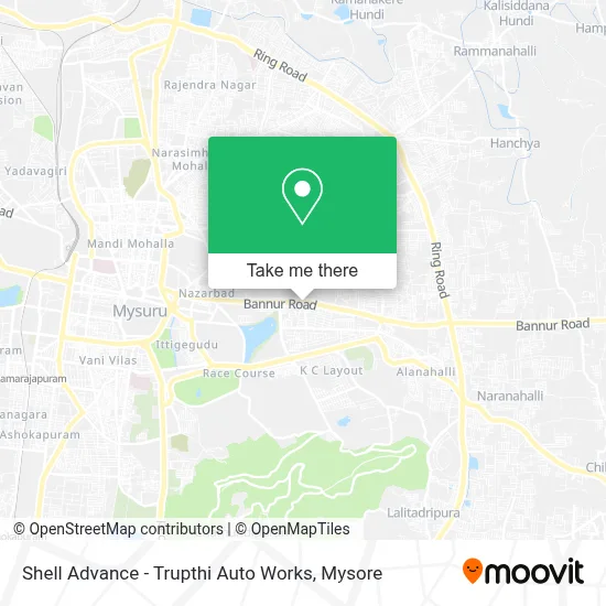 Shell Advance - Trupthi Auto Works map