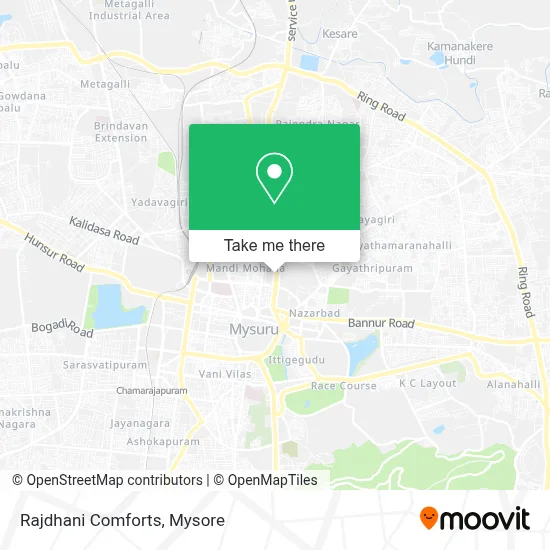 Rajdhani Comforts map