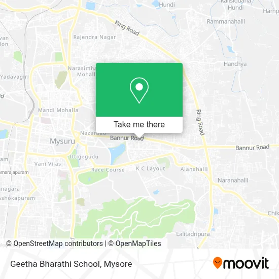 Geetha Bharathi School map