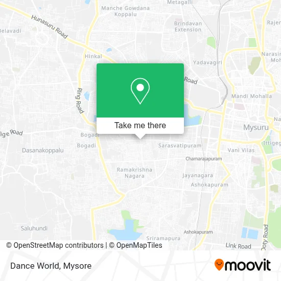 Dance World map