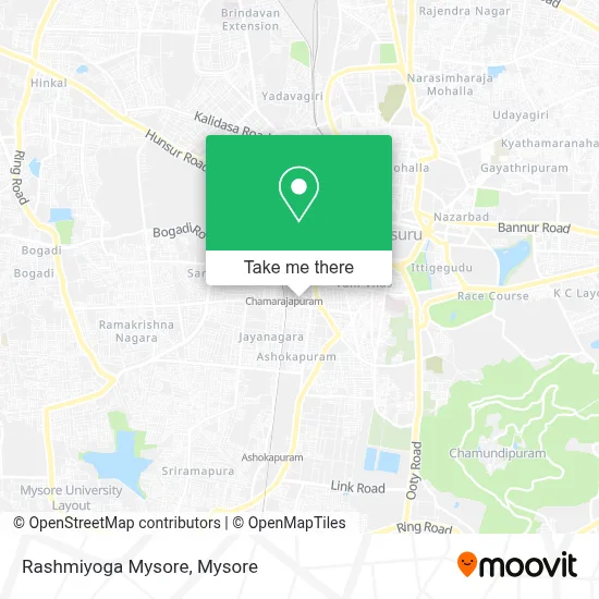Rashmiyoga Mysore map