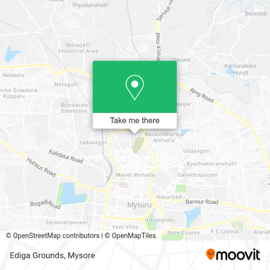 Ediga Grounds map
