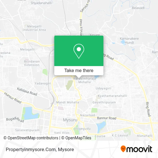 Propertyinmysore.Com map