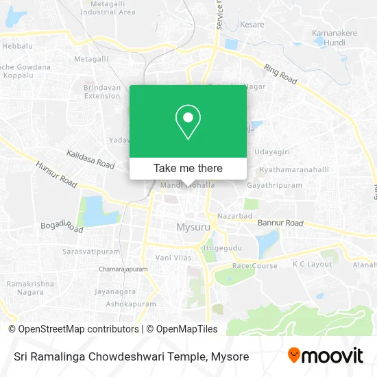Sri Ramalinga Chowdeshwari Temple map