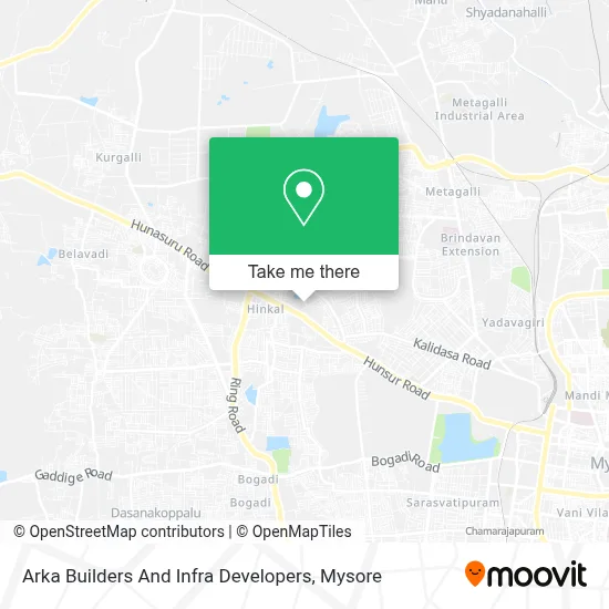Arka Builders And Infra Developers map
