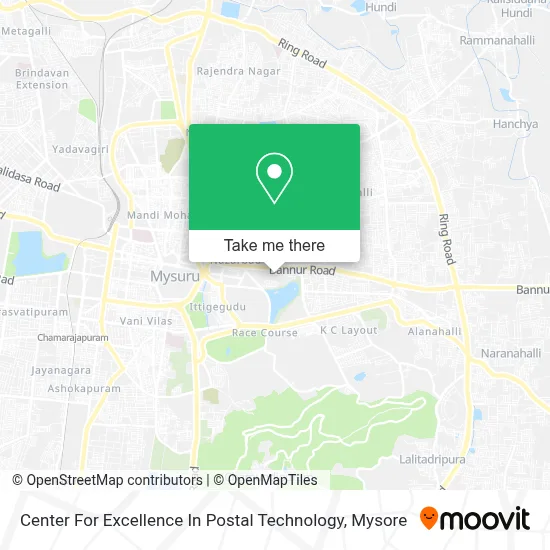 Center For Excellence In Postal Technology map